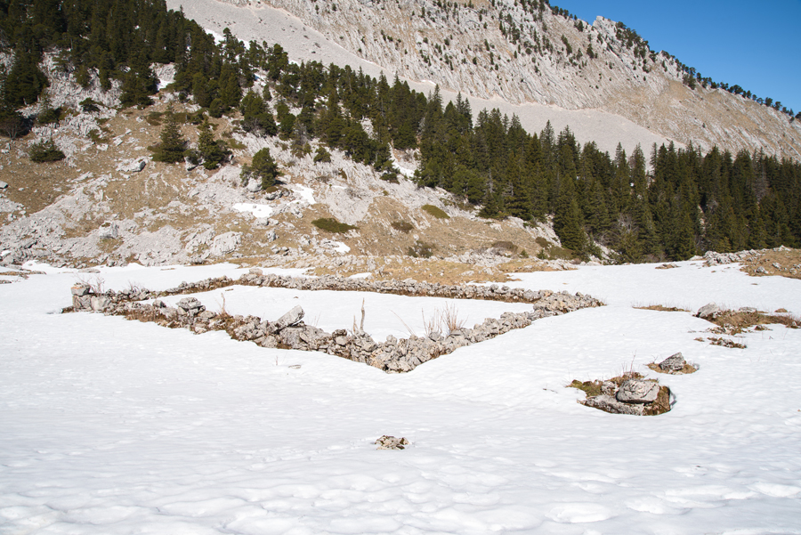 Des ruines presque disparues